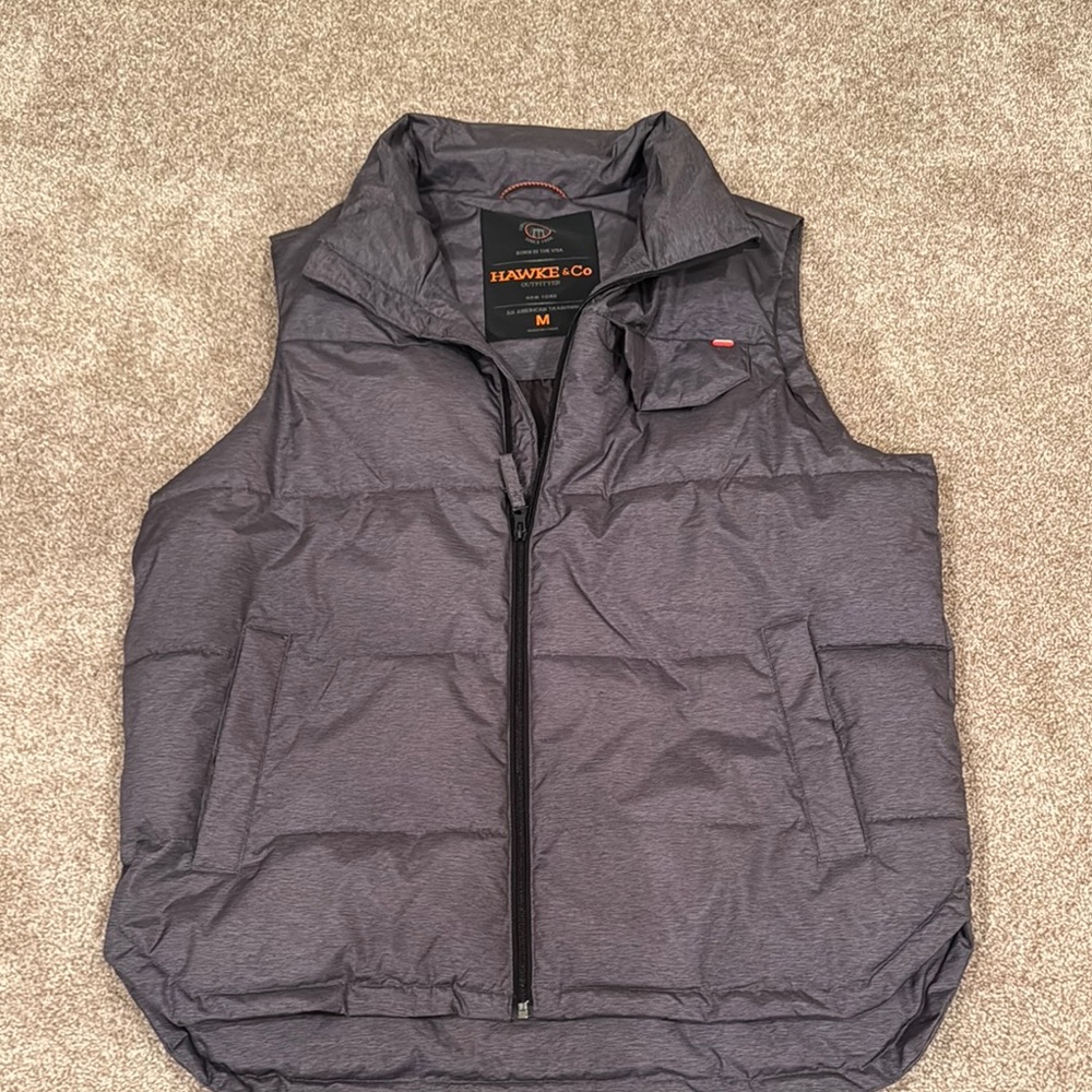 Hawke & Co Men's Gray Puffer Vest